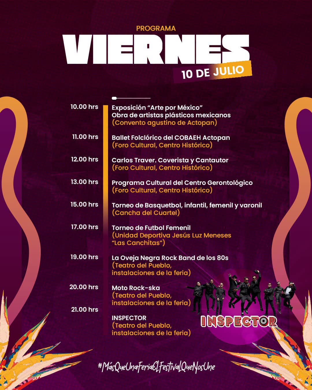 ¡Hoy en la Feria! Inspector llega al Teatro del Pueblo