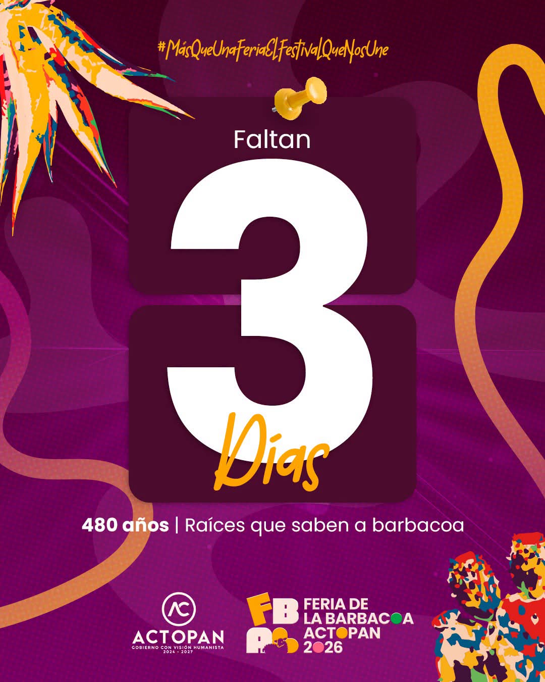 Faltan solo 3 días para la Feria de la Barbacoa Actopan 2026