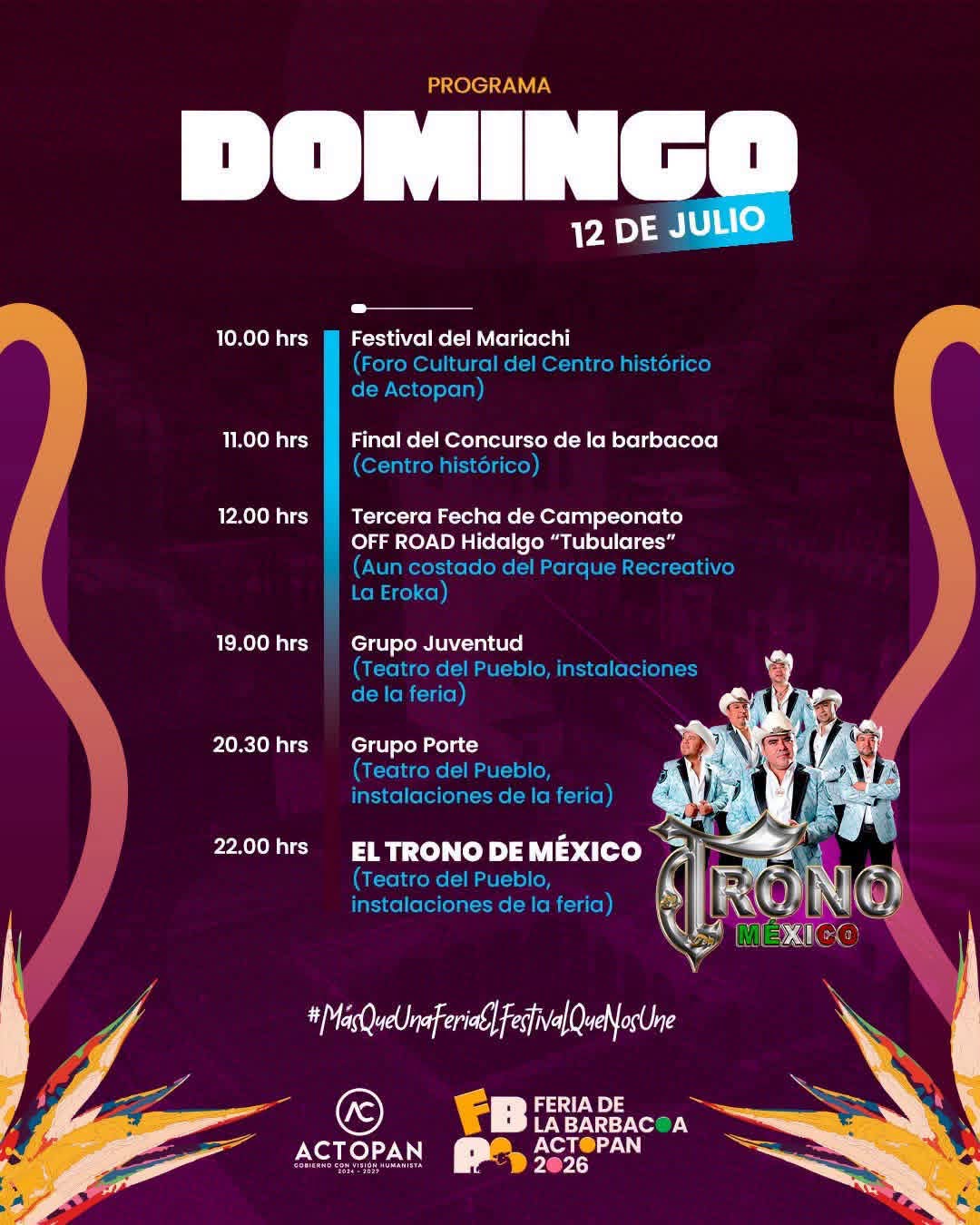 ¡Este domingo! Gran programa de actividades Parte 2