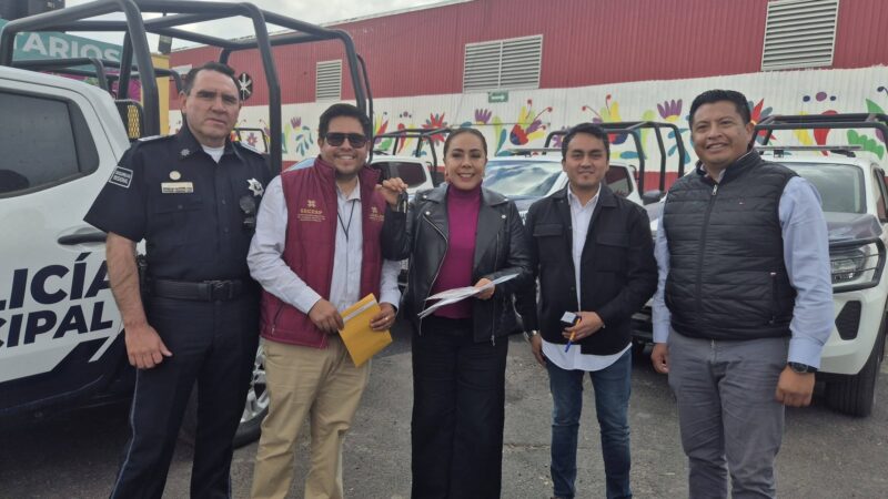 Actopan fortalece su seguridad pública con la incorporación de nueva patrulla