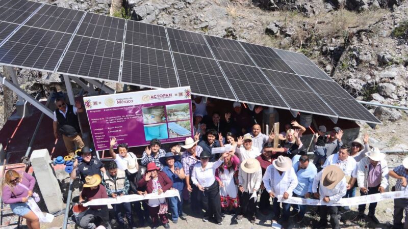 Inauguración de obra – Bombeo solar de agua potable en Benito Juárez