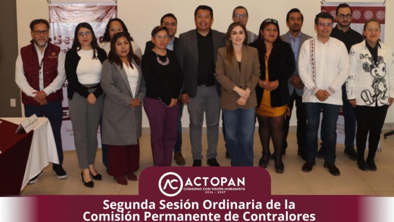 Segunda sesión ordinaria de la comisión permanente de controladores Estado-Municipio