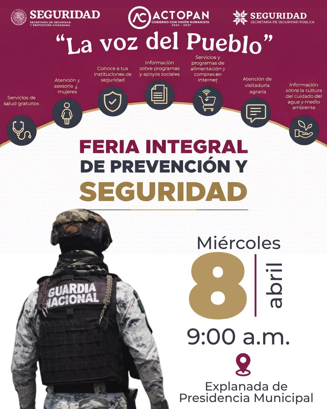 Prevención y seguridad para todas y todos