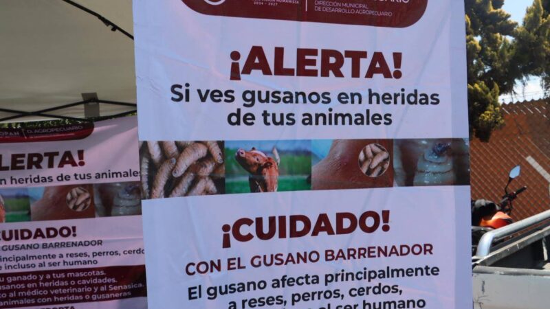 Capacitación para la atención y control del gusano barrenador del ganado