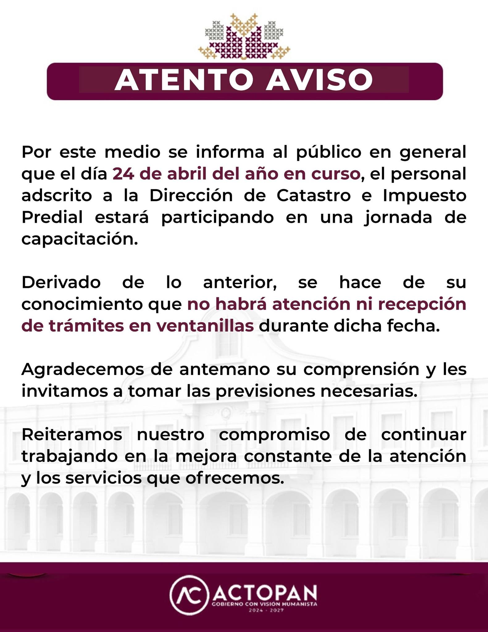 ⚠️Atento Aviso⚠️