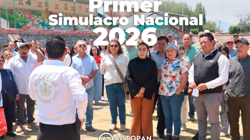 Primer simulacro nacional 2026