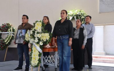 Actopan despide con honores a policía municipal fallecido