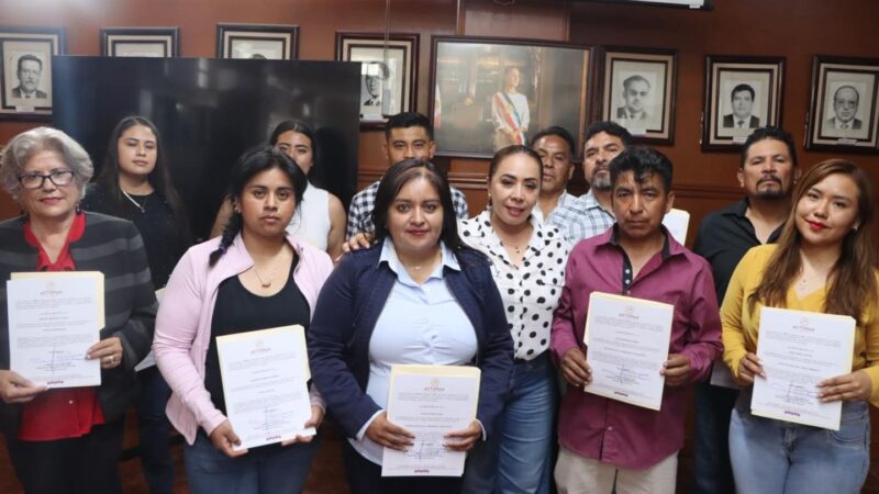 Fortalecen trabajo coordinado con la toma de protesta del Delegado de Chicavasco