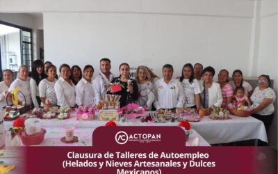 Mujeres actopenses se capacitan para el emprendimiento con talleres de dulces típicos y helados