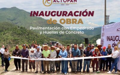 Inauguración de Obra de Pavimentación con Empedrado y Huellas de Concreto