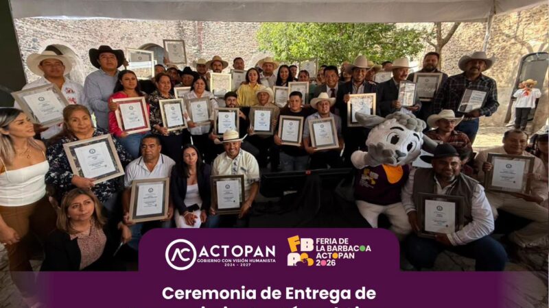 En el 480 aniversario de Actopan, reconocen a los creadores de la línea de tacos más grande del mundo