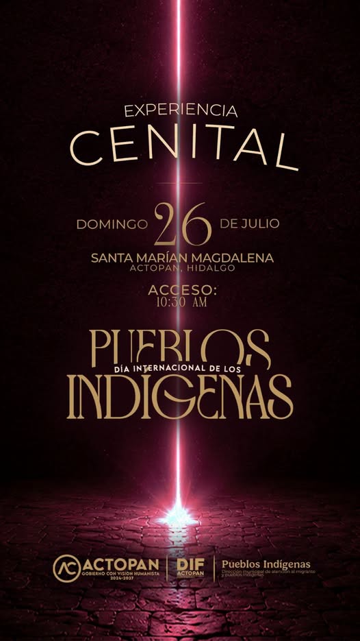 ¡Este domingo! Experiencia Cenital en Santa María Magdalena