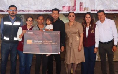 Benefician a familias de la región en Actopan con entrega de tarjetas de Bienestar e Inclusión Social