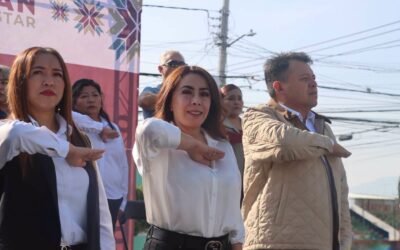 Gobierno de Actopan fortalece el respeto a los símbolos patrios con el Lunes Cívico