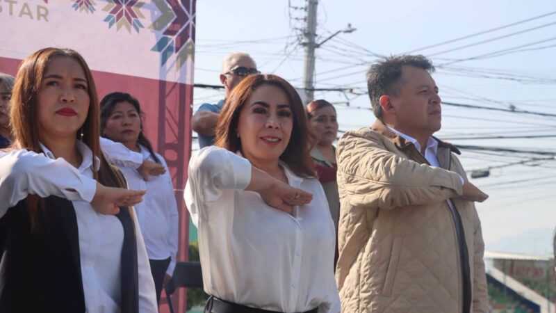 Gobierno de Actopan fortalece el respeto a los símbolos patrios con el Lunes Cívico