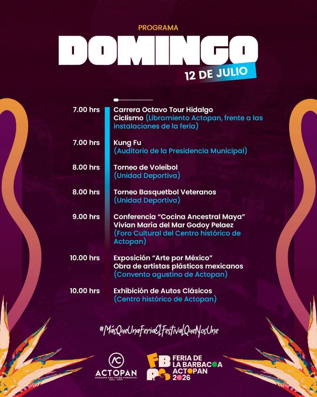 ¡Este domingo! Gran programa de actividades Parte 1