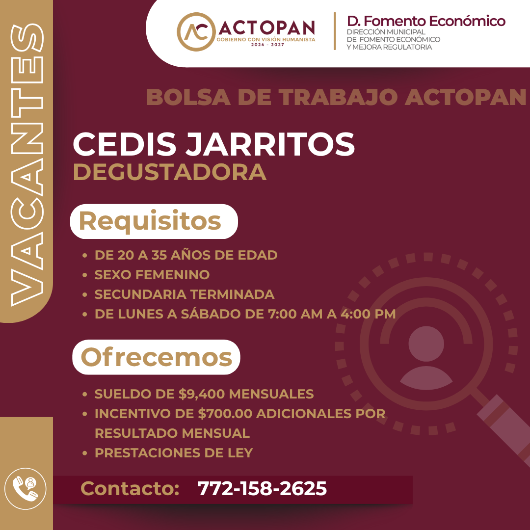 Bolsa de Trabajo Actopan
