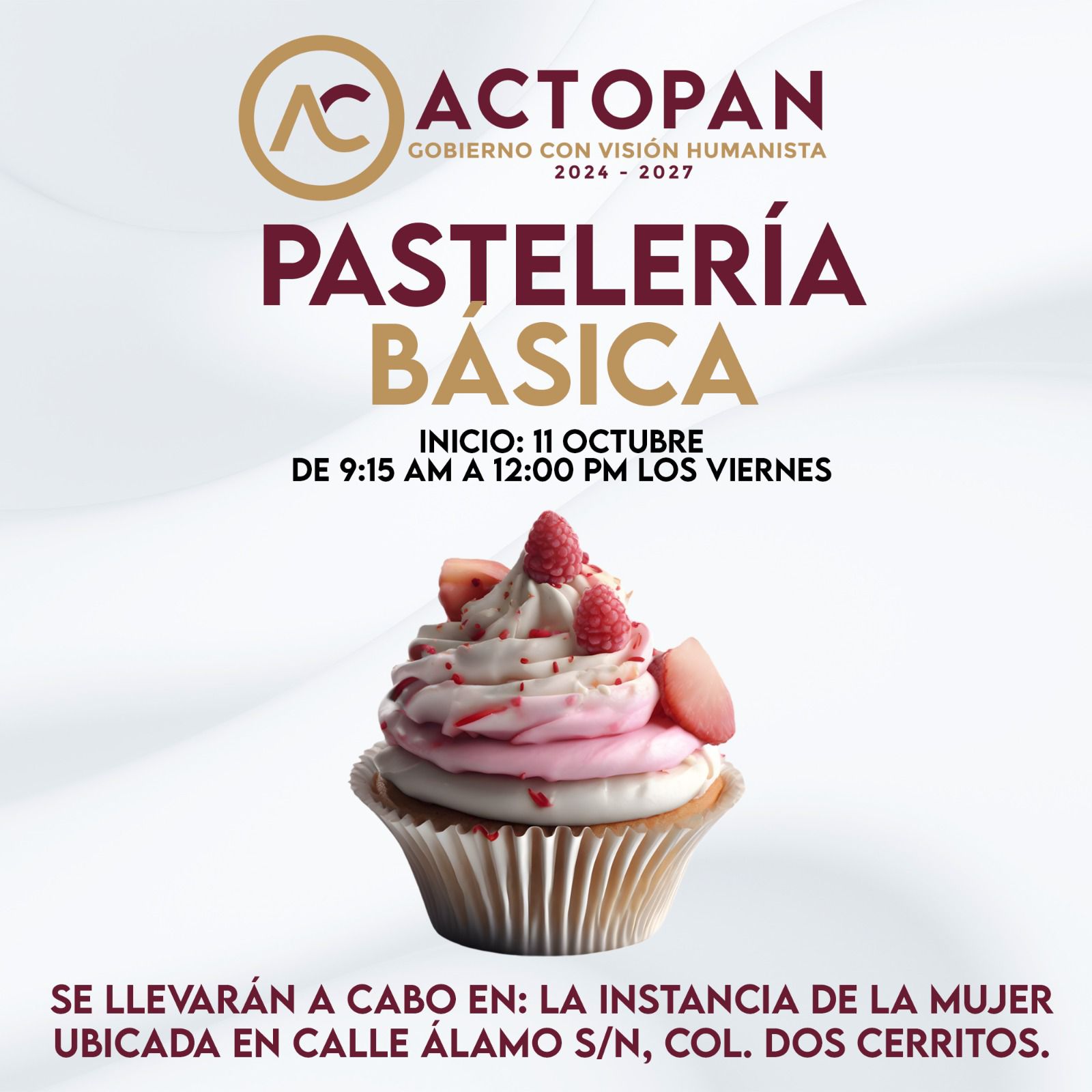 ACTOPAN IMPARTIRÁ CURSOS DE AUTOEMPLEO PARA MUJERES.