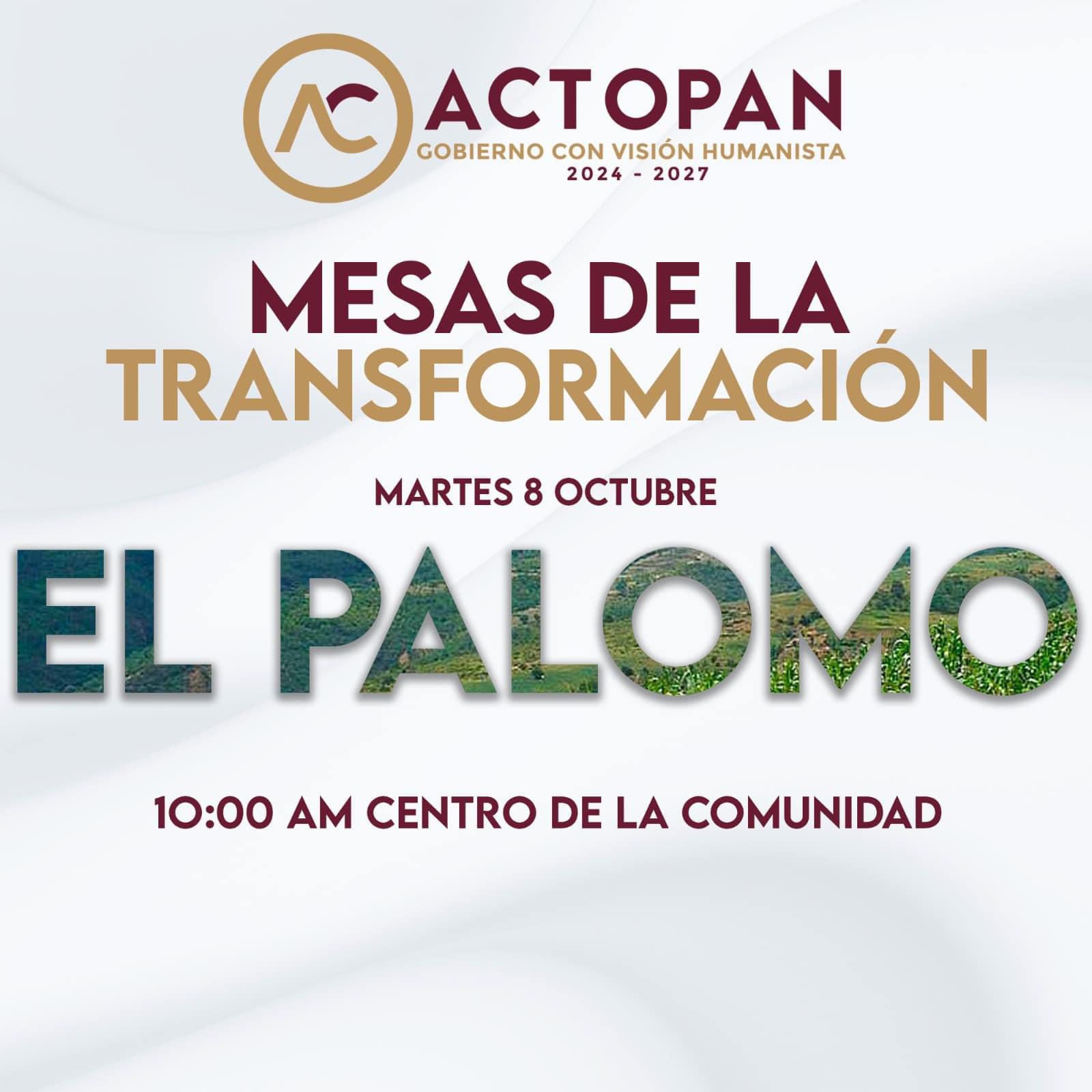 ACTOPAN TRABAJA CON MAYOR CERCANÍA A LA CIUDADANÍA