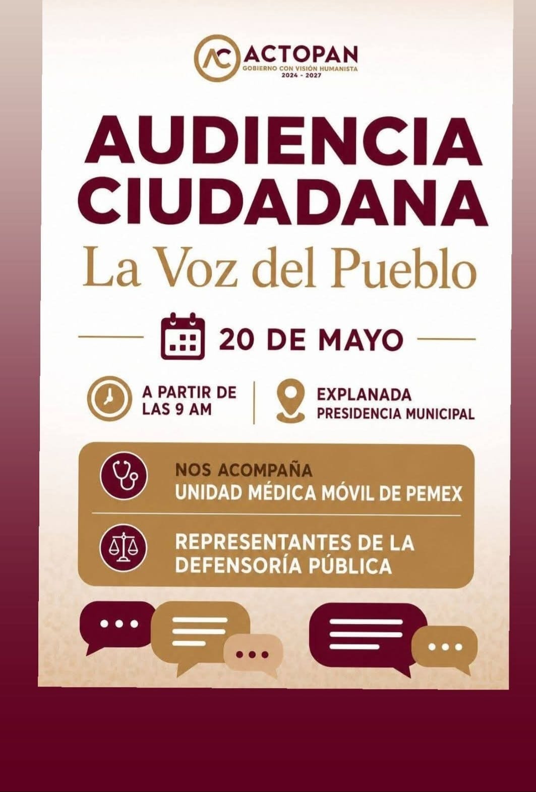 Audiencia Ciudadana La Voz del Pueblo