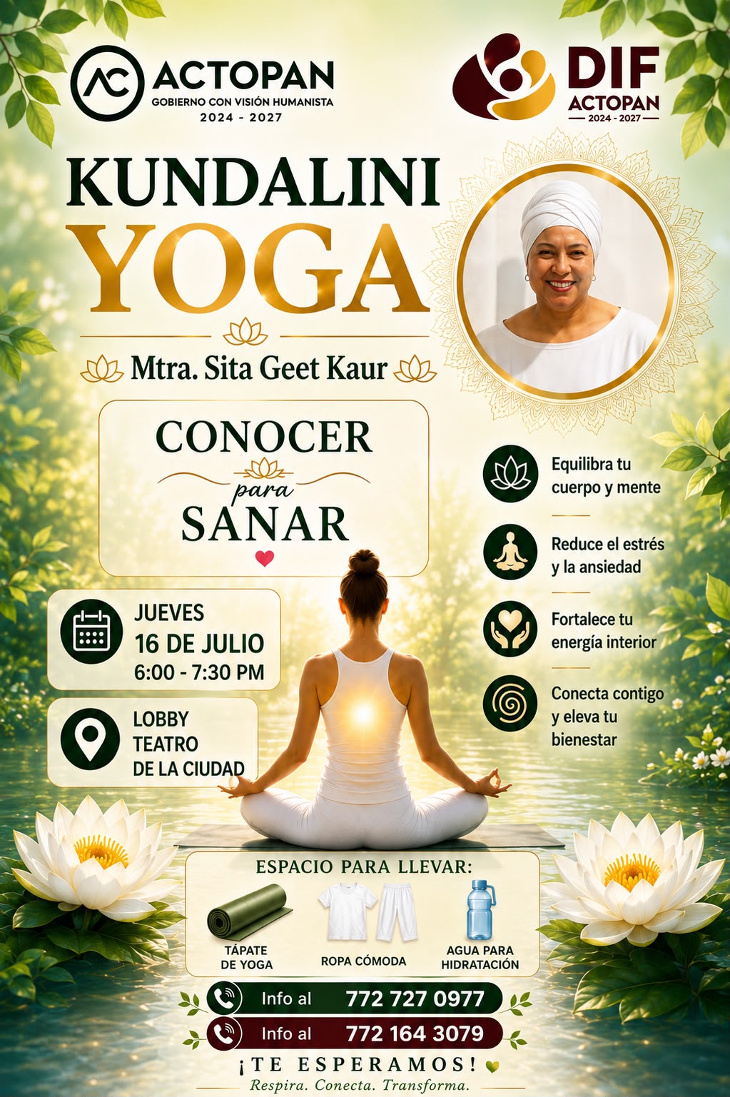 Clase de Kundalini Yoga en Actopan
