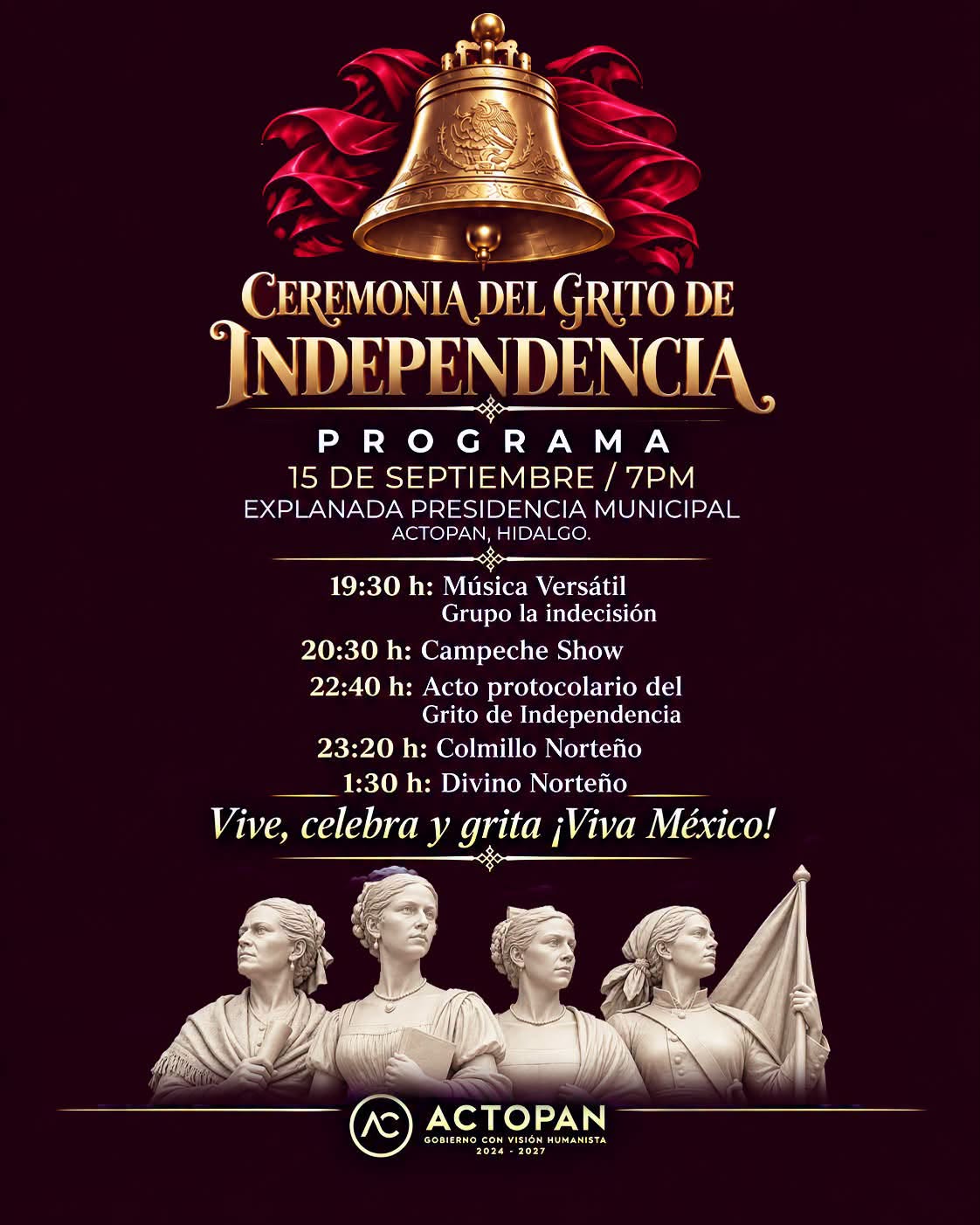 ¡Celebremos juntos El Grito de Independencia!