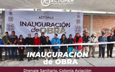 Inauguración de obra, Colonia Aviación